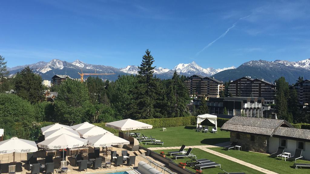 Apartment 24 Hotel Etrier Pool & Spa Crans-Montana Kültér fotó